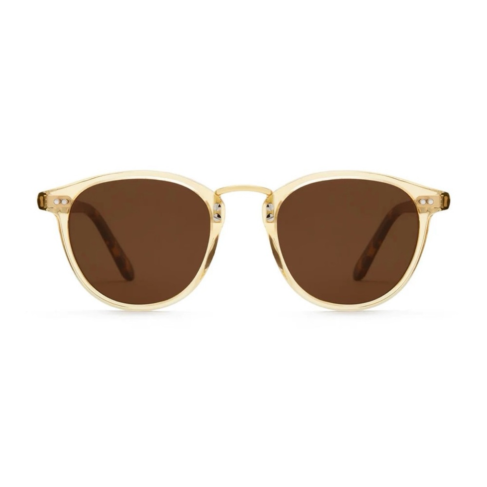 KREWE Perry 18k + Acetate Green Frame Sunglasses